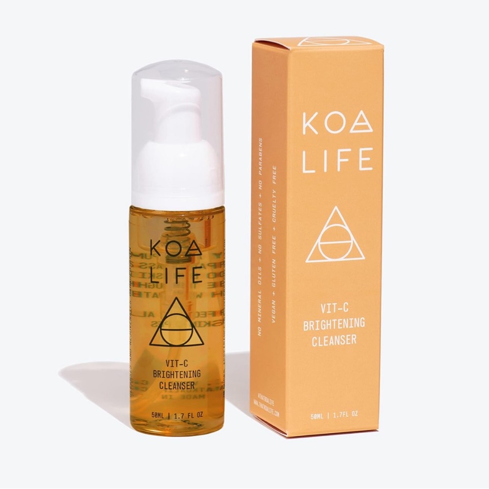 KOA Life Vitamin C Brightening Facial Cleanser Cleanse Hydrate Glow 100ml Large